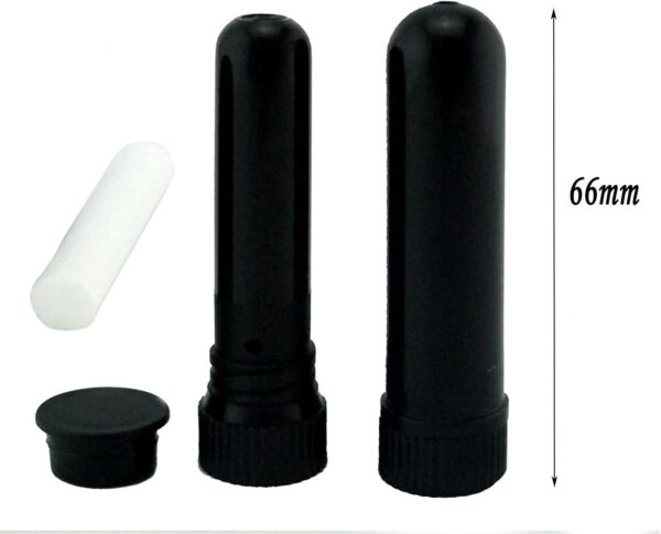24 Piezas Tubos de Aceite Esencial, Inhalador Nasal de Tubos de Aceite Esencial, Inhalador Recargable, para Relajar el Cuerpo y Ayudarlo a Dormir - Image 4
