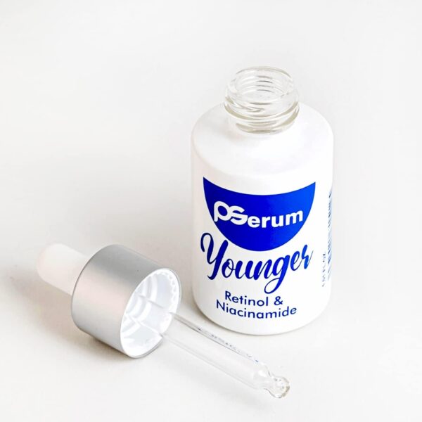 Sérum facial con Retinol al 1% & Niacinamida al 10% - Cuidado antiedad que reduce las arrugas y manchas del rostro - 30ml SERUM YOUNGER - Image 7