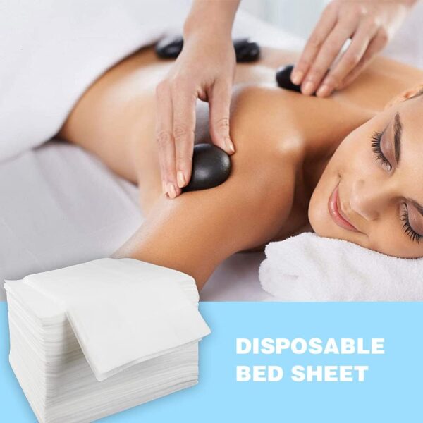 Xiaozhifu 100 PCS Sábanas Desechables de tela no tejida, 80 x 180 cm, Toallas de Masaje Desechables Para Salón de Belleza, Spa, Camas de Hospital - Image 7