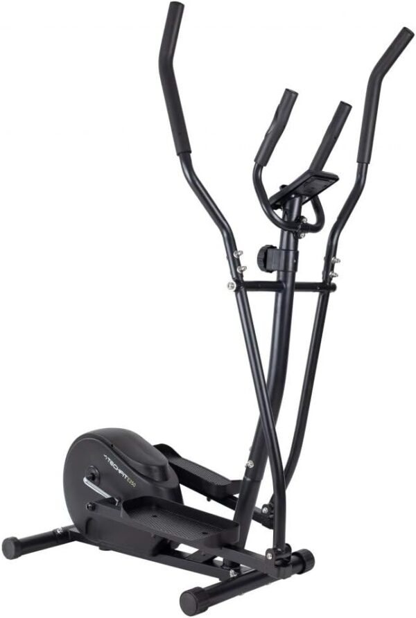 TechFit E250N Cross Trainer, Bicicleta estática elíptica para el hogar, la pérdida de Peso Máquina para Cardio y Ejercicios de Fitness, Dispositivo de Resistencia Magnética para Espacios Interiores