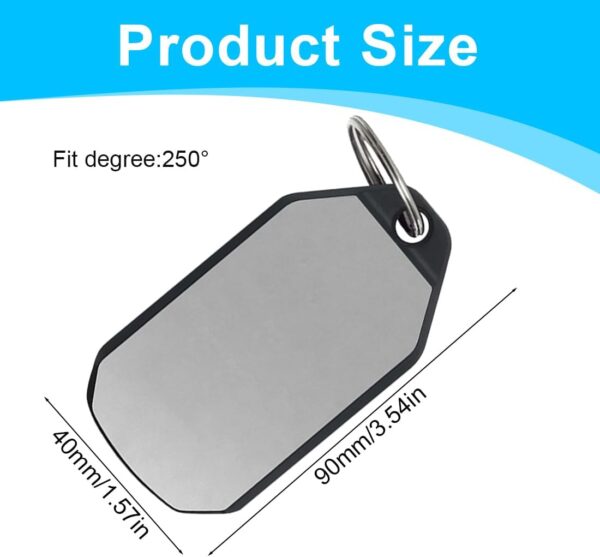 IKOPFLN Presbicia Gafas De Lectura Hombre Gafas Plegables De Lectura Gafas De Lectura Plegables Ultrafinas Para Hombres Mujeres Estuche De Gafas Rectangular Con Hebilla Para Colgar（2.5 Dioptrías） - Image 2