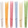 Tadipri 24 Piezas Velas Para Limpiar Los Oidos Limpiador De Oidos Cera Para Oidos Limpieza Y Eliminar El Cerumen, Velas Cónicas Para Relajación Y Limpieza, (6 Colores)
