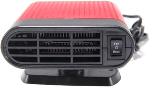 Ukbzxcmws Calentador portátil para coche, ventilador de 150 W, 12 V, ventilador para parabrisas, calentador de coche, ventilador de coche, secador de calefacción - Image 4