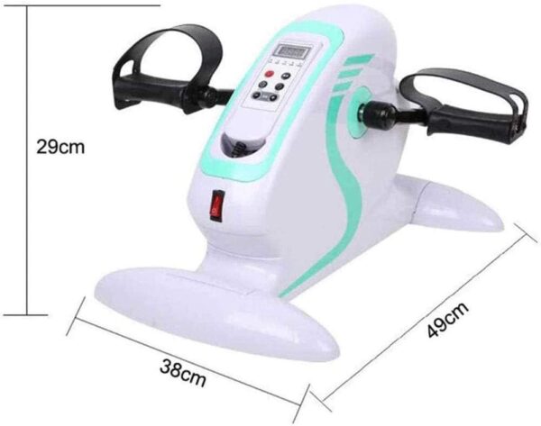 Ejercitador De Pedal Estacionario Debajo Del Escritorio Mini Bicicleta De Ejercicio - Ejercitador De Pedal Con Pantalla LCD, Ejercitador De Pedal Para Personas Mayores, Ejercicio De Brazos / Piernas - Image 8