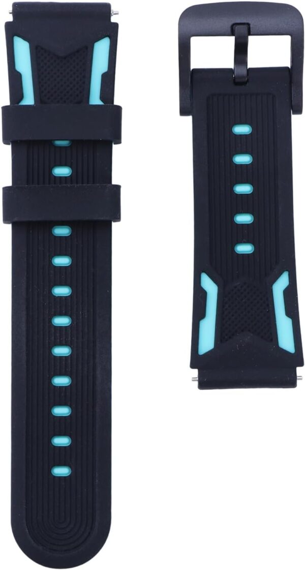 Woedpez Correa de reloj de silicona suave y cómoda para teléfono móvil, 16 mm de ancho para niños, correa de reloj de teléfono móvil cómoda