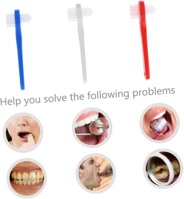 HAPINARY 12 Piezas cepillo de toothbrush escova dentes dura limpiador de postizos cepillo de limpieza herramienta de cuidado de cepillo - Image 2