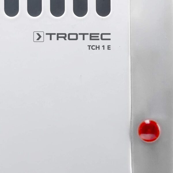 TROTEC Calefactor eléctrico TCH 1 E, 450 W, Termostato, Anti Sobrecalentamiento, Control Antihielo, Silencioso, Portátil, Compacto, para Habitaciones de hasta 10 m²/25 m³, Blanco, Oficina, Hogar - Image 4
