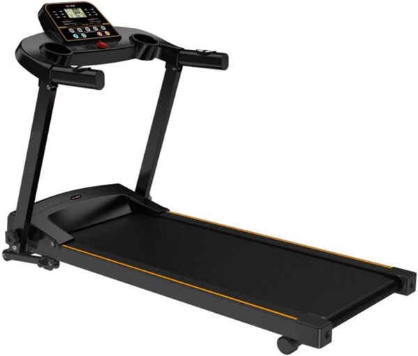 Cinta de correr plegable de 0,75 HP, inclinación manual, 220 lb, capacidad de peso, máquina para correr con monitor de frecuencia cardíaca, ahorro de espacio para entrenamiento de oficina en casa