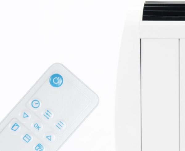 Cecotec Radiador Eléctrico Bajo Consumo Ready Warm 800 Thermal. 4 Elementos, 600 W, De pared o pie, 3 Modos, Temporizador, Mando a Distancia, Pantalla LED, Blanco - Image 8