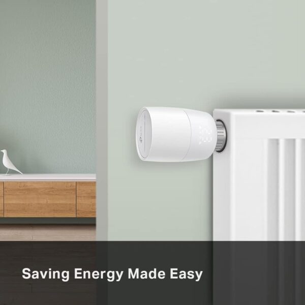 Válvula de radiador con termostato Inteligente TP-Link Kasa, válvula de radiador Inteligente, Ahorro de energía, válvula de termostato de radiador con Pantalla LED, programación TRV Inteligente, func - Image 7