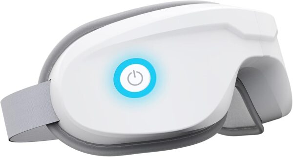 Masajeador Ocular con calor inalámbrico, calentador masajeador máscara para los ojos, relaja y reduce la fatiga ocular mejora el sueño, con música Bluetooth 6 modos de masaje