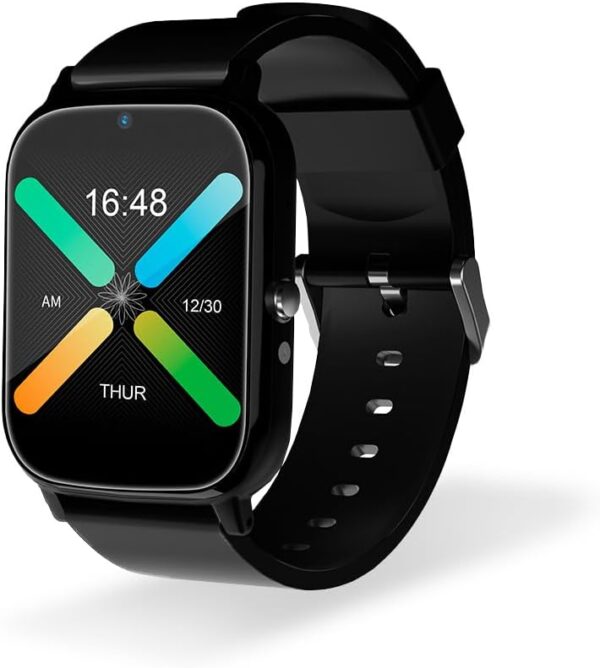 DCU TECNOLOGIC - Smartwatch Sénior con GPS y Videollamadas 4G - Reloj Inteligente con Pantalla IPS Full Touch de 1,69’’ - IPX6 Impermeable - Ideal para Adulto Mayor - Color Negro