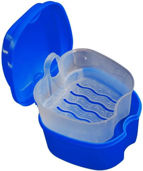DOITOOL 6 Piezas diente falso entrenador de mandíbula pegamento Caja de almacenamiento de dentaduras retenedor de prótesis caso de postiza dedicado caja de dentaduras postizas - Image 4