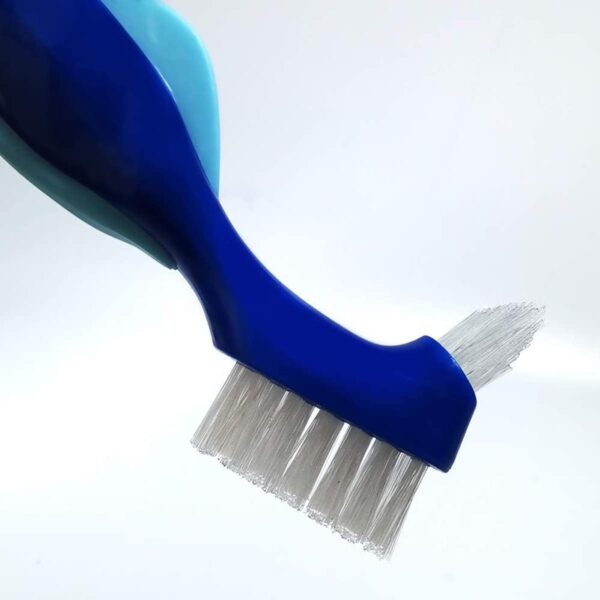 6 Piezas Cepillo de Limpieza para Dentaduras, Dentadura Conjunto de Cepillo, Limpieza para Dentaduras, Cepillo para dentaduras postizas Cepillo de dentadura Caja de dentadura, para el cuidado dental - Image 4