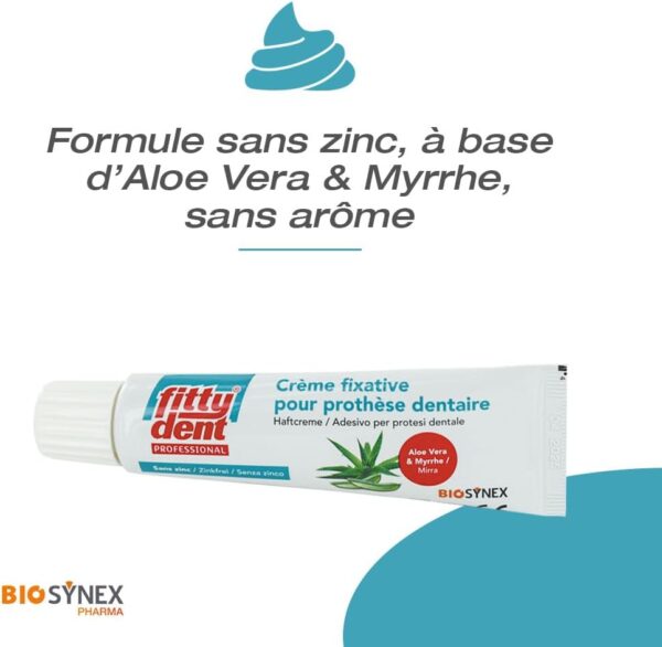 Fittydent - Crema fija para dentaduras postizas (40 g) - Image 2