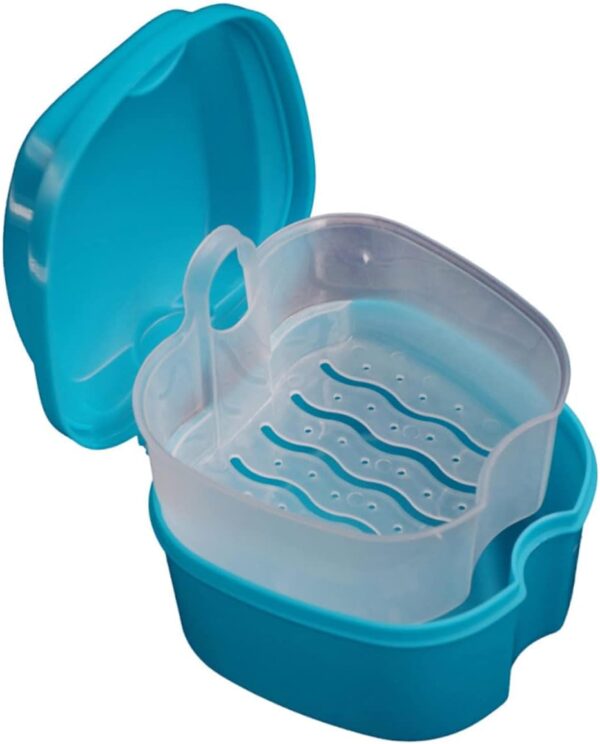 DOITOOL 6 Piezas diente falso entrenador de mandíbula pegamento Caja de almacenamiento de dentaduras retenedor de prótesis caso de postiza dedicado caja de dentaduras postizas - Image 2