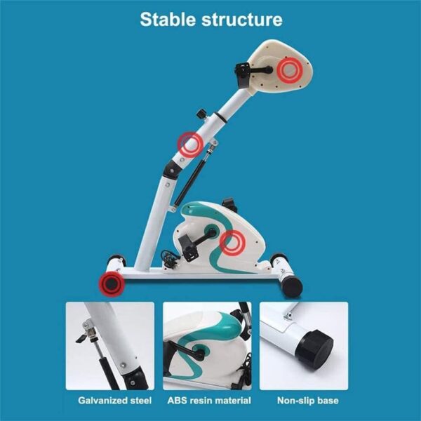 FAcoLL Bicicleta estática con Pedales, máquina vendedora de Brazos y piernas, ejercitador de Pedales para Bicicletas, Ciclismo eléctrico, Equipo de Entrenamiento de rehabilitación física - Image 5
