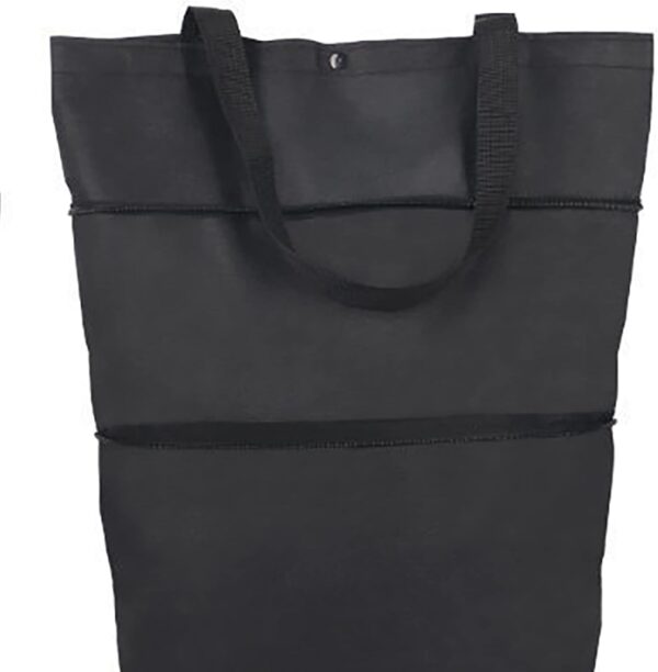 Rehomy Carrito de la compra plegable, carrito de compras plegable con ruedas, bolsa de comestibles reutilizable para picnic en supermercado - Image 3