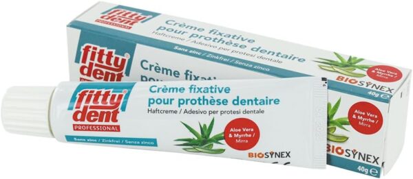 Fittydent - Crema fija para dentaduras postizas (40 g)