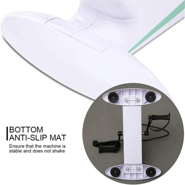 Ejercitador de pedal motorizado, entrenador de bicicleta portátil para ejercicios de piernas y brazos, equipo de entrenamiento de rehabilitación física para ciclismo de piernas brazos eléctricos - Image 4