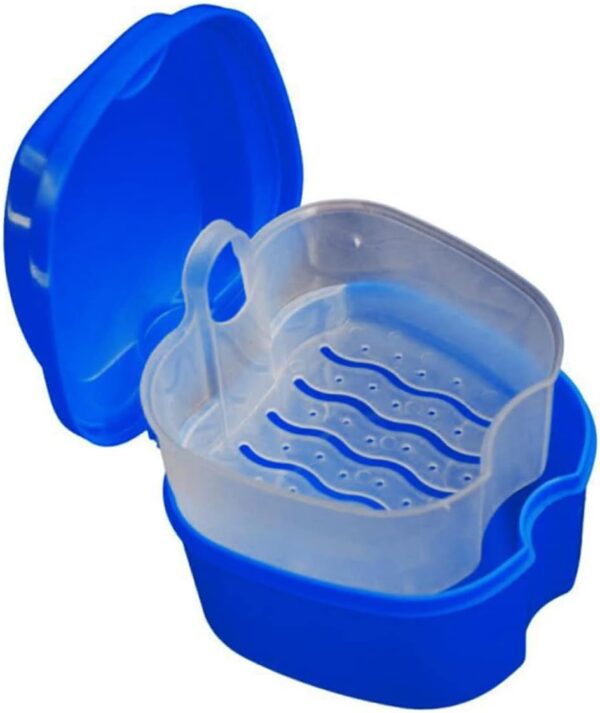 DOITOOL Caja De 2 Piezas Limpiador De Dentaduras Postizas Caso De Retención Entrenador De Mandíbula Kit De Reparación De Dentaduras Postizas Pegamento Dedicado Caja De Dentaduras Postizas - Image 5
