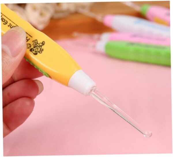 2 pcs LED Spoon Flash Flash Ear Wax Pick Tool Terrisor de orejas, extracción de cejas de oído - Image 3