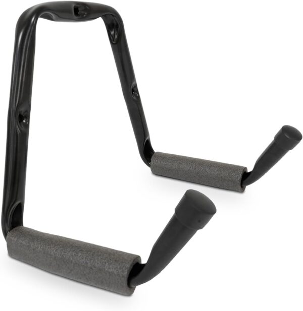 Amig - Gancho Colgador de Pared | Soporte para Bicicletas y Herramientas | Acero Zincado | Recubrimiento de Goma Antideslizante | Fácil Instalación | Peso recomendado: 35 kg