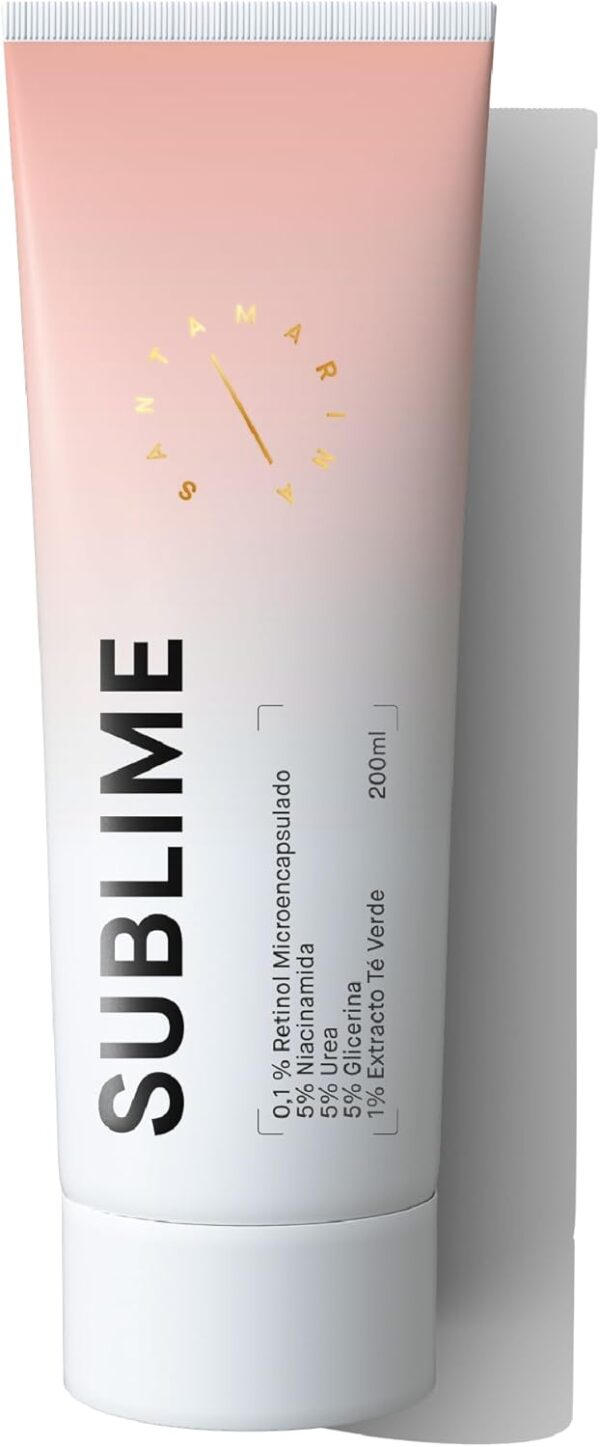 Santamarina Cosmetics Crema Hidratante Corporal Antiedad Intensiva SUBLIME - Crema Antiedad Intensiva - Mejora la textura, los Signos del Envejecimiento y Unifica el Tono de la Piel - 200 ml