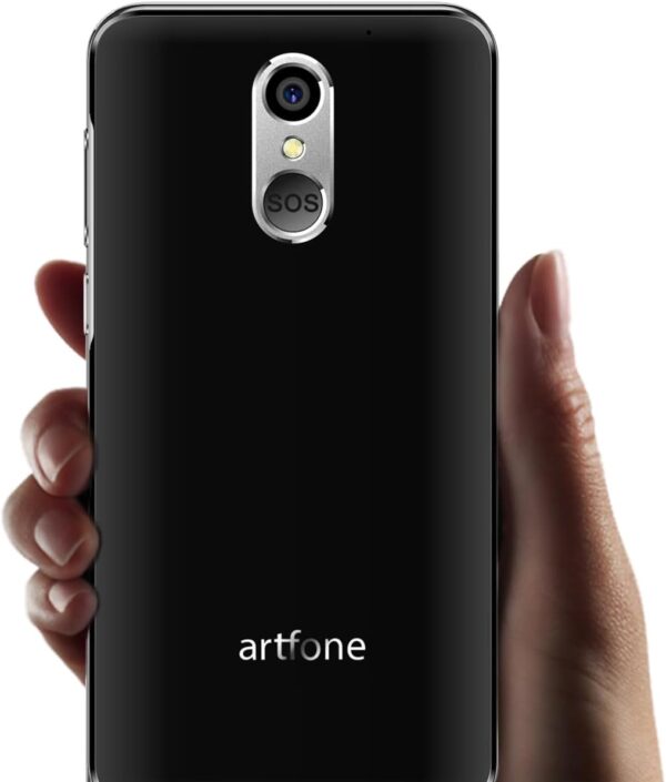 Teléfono Móvil para Personas Mayores 4G, Smartphone Artfone Smart_500, Senior, Botón SOS, Iconos Grandes, Base de Carga, Modo Sencillo, Volumen Alto, Batería 2550 mAh (Smart-500-Negro-2024) - Image 6