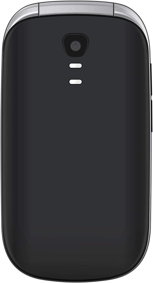 Funker E100 MAX Audio - Teléfono Móvil para Personas Mayores con Sistema Audio Pro, Amplificador y Compatible con Audífonos, Pantalla HD 2.8 Pulgadas y Botón SOS, Fácil de Usar para Ancianos (Negro) - Image 4