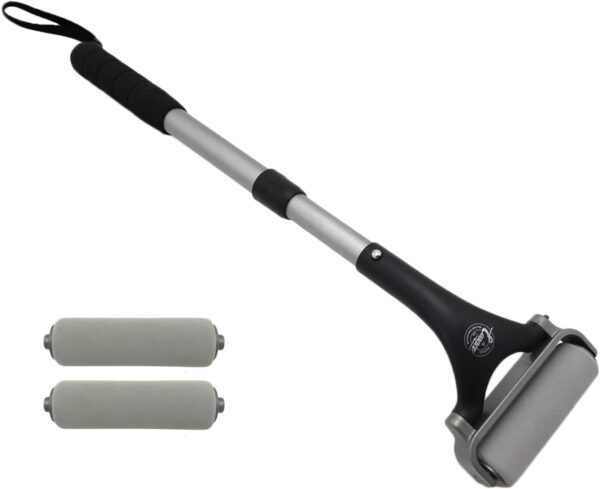 Easace Aplicador de loción para espalda y cuerpo, fácil autoaplicación de cepillo de baño para ducha, gel de baño, crema para la piel, bronceador, bronceado (Platero) - Image 7