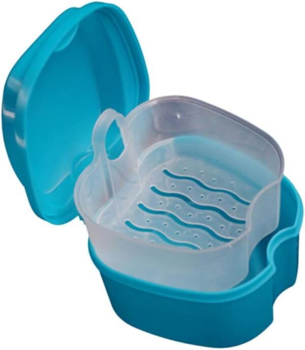 HAPINARY 2 Piezas Retenedor De Prótesis Cepillo Para Dentaduras Postizas Accesorio De Estuche Para Dentaduras Postizas Soporte Para Postiza Taza Para Postiza - Image 7