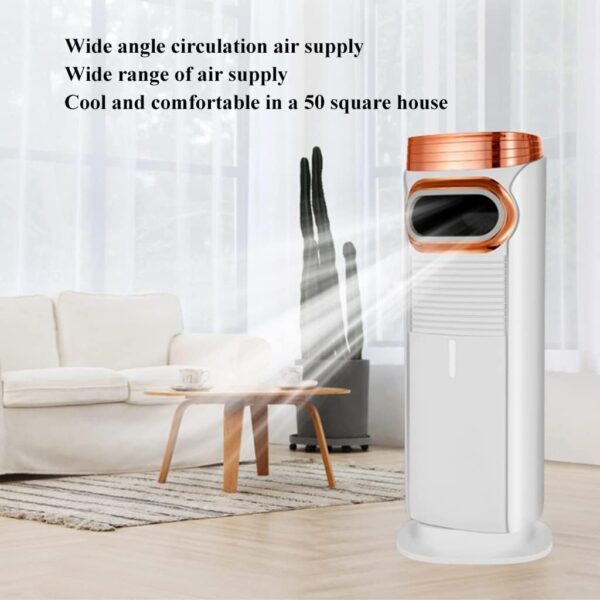 Ventilador Portátil Sin Aspas, Ventilador de Aire Acondicionado Vertical de Doble Uso for Refrigeración y Calefacción, Ventilador de Refrigeración Inteligente, Ventilador de Calefacción de Torre de Pi - Image 4