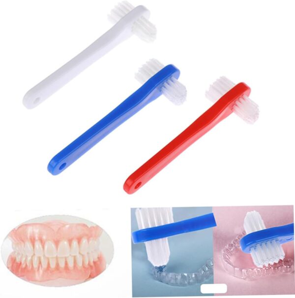 Healeved 9 Piezas cepillo de toothbrush escova dentes accesorio para el cuidado de los cepillo de frenos cepillo de limpieza kit de limpieza de dentaduras postizas duro - Image 8
