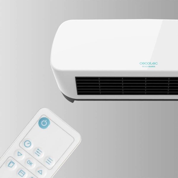 Cecotec Calefactor Eléctrico Bajo Consumo Cerámico Ready Warm 5200 Box Ceramic. 2000 W, Pantalla Digital, IPX2, Temporizador, 3 Modos, Protección sobrecalentamiento, Mando a distancia - Image 5