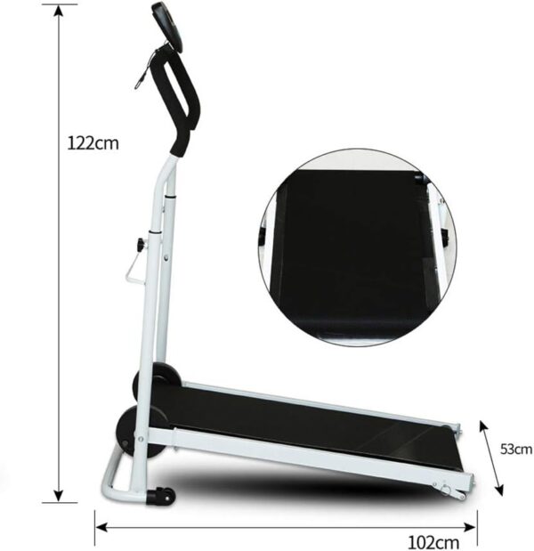 Cinta De Correr Plegable para El Hogar Equipo De Gimnasia para Interiores Pérdida De Peso Máquina De Caminar Paso A Paso Cinta De Correr Doméstica Ejercicio De Cardio Cardiovascular - Image 5