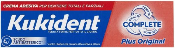 Kukident Crema adhesiva para dentadura completa Original 35 g, 35 g - Image 2
