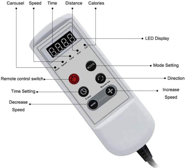 Sywlwxkq Ejercitador de Pedal eléctrico, Mini Bicicleta estática para Oficina, Equipo para el hogar, Pedal para piernas y Brazos, Fisioterapia electrónica y Bicicleta de rehabilitación, ent - Image 6