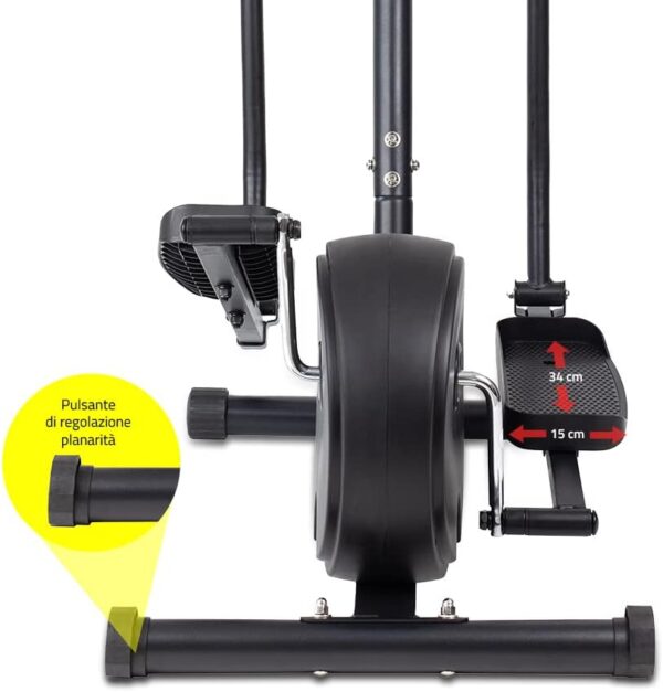 TechFit E250N Cross Trainer, Bicicleta estática elíptica para el hogar, la pérdida de Peso Máquina para Cardio y Ejercicios de Fitness, Dispositivo de Resistencia Magnética para Espacios Interiores - Image 6