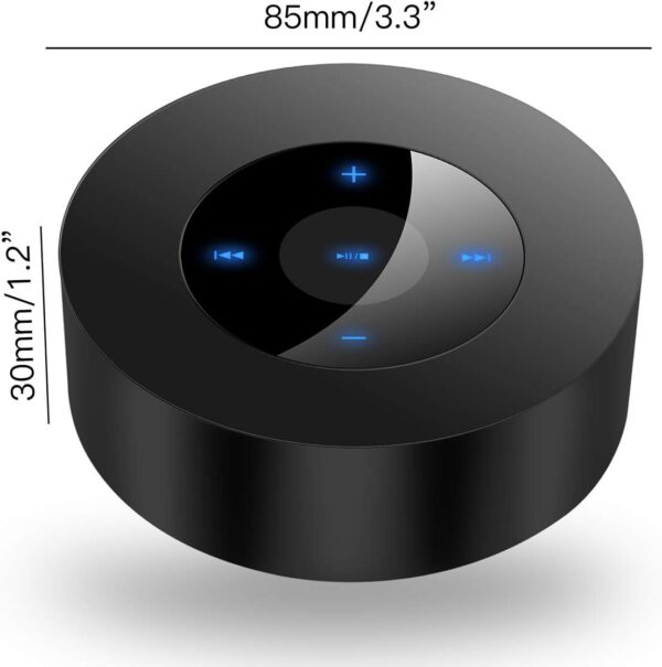 AICase - Altavoz Bluetooth portátil, Mini Altavoz Bluetooth (A8, Negro) - Image 5