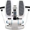 Fitness Stair Stepper, Equipo De Fitness Multifuncional con Bandas De Resistencia Y Monitor LCD Air Climber Stepping Fitness Machine, Ｗhite - Image 2