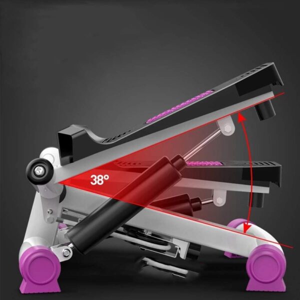 Stepper Free-Installation Silent Hydraulic Step Fitness Máquinas de Ejercicios Equipo Portátil de Escalera Giratoria con Cómodos Pedales - Image 6