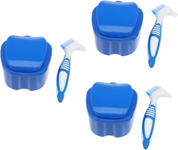 DOITOOL Trajes Para Hombres 3 Juegos De Cepillos De Limpiador Alineador Cepillo De Limpieza De Cerdas Suaves Limpiador De Cepillos De Cepillo Para Dentaduras Cepillo De Suministros De