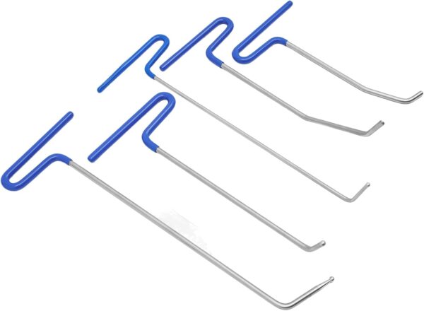 Innytund Rods Dent Removal Kit 10 piezas Dent Rods Kit 201 Stainless Steel Paintless Dent Removal Rods Dent Repair Hooks Rods Set Auto Body Dent Repair Hook Robs Removal Tools, DenGFEN