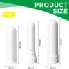 FEQDWOX 20 Piezas Inhaladores Nasales, Buena Higroscopicidad, Rellenables para Aromaterapia, Tubos de Aceite Esencial, Varillas Vacías Aromáticas con 20 Mechas de Algodón - Image 2