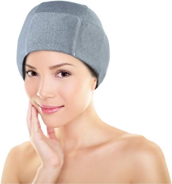Unguento Para el Dolor, FOMI Care Migraine - Sombrero de gel para hielo | paquete de enfriamiento para dolor de cabeza | envoltura de terapia fría para tensión, sinus, alivio del dolor de presión - Image 6