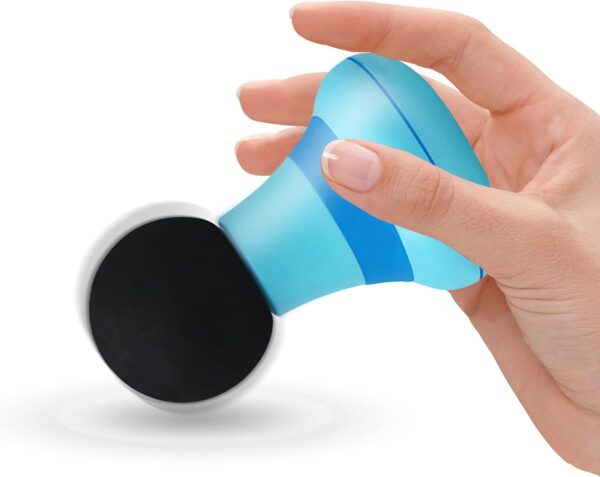AEVEONE Mini varita masajeadora eléctrica de mano de 2 x 4.5 pulgadas, potente modos de vibración de 6 velocidades, mano inalámbrica y portátil, adecuada para masaje de hombros, cuello y espalda,