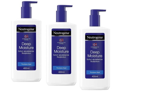 Neutrogena Loción Hidratante Corporal - 3 Unidades x 400 ml.