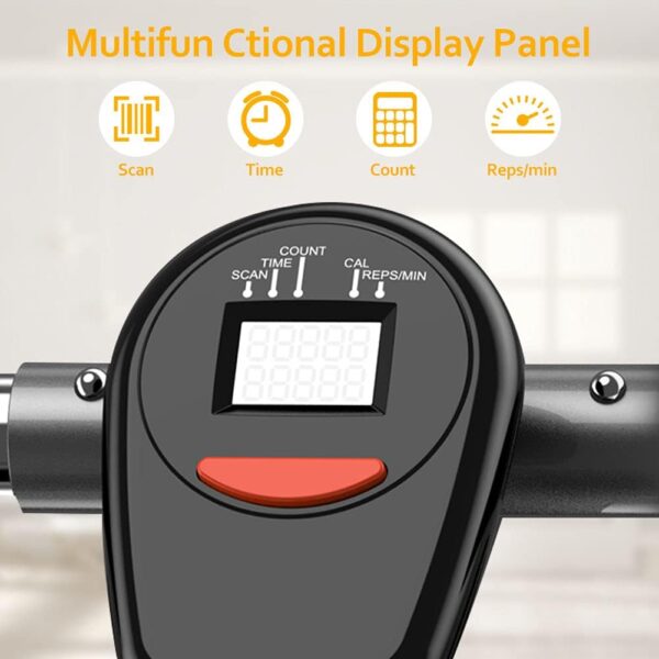 Ramor de apartamento, plegable, ramor de acero de resistencia y altura ajustable con visualización de la duración, distancia y las calorías consumidas - Image 8