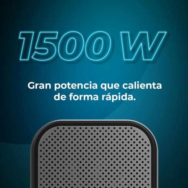 Cecotec Calefactor Cerámico de Sobremesa ReadyWarm 1500 Max Ceramic Rotate, 1500 W, Oscilación, Termostato Regulable y 3 Modos de Funcionamiento, Área de Cobertura de 15m2 - Image 6